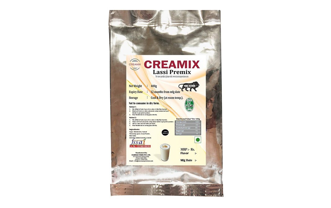 Creamix Lassi Premix    Pack  400 grams